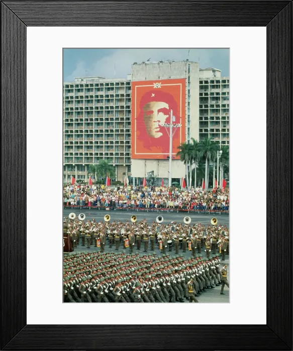 Framed Print : Parade near Large Building Framed Print : Parade near Large Building