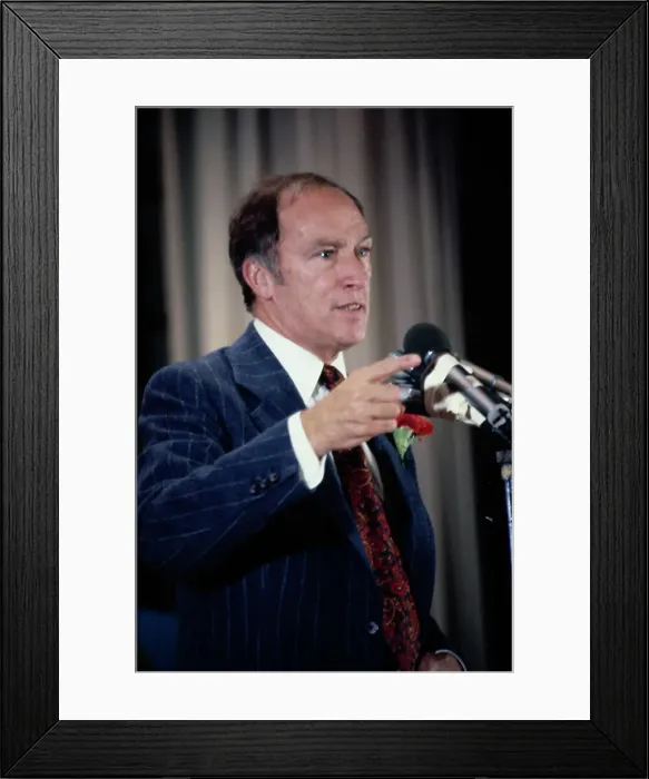 Framed Print : Pierre Trudeau