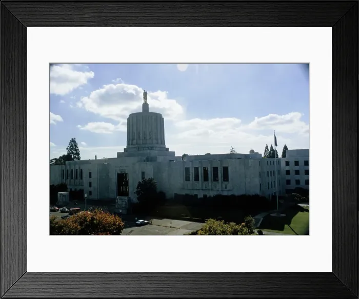 Framed Print : Oregon State Capitol Framed Print : Oregon State Capitol