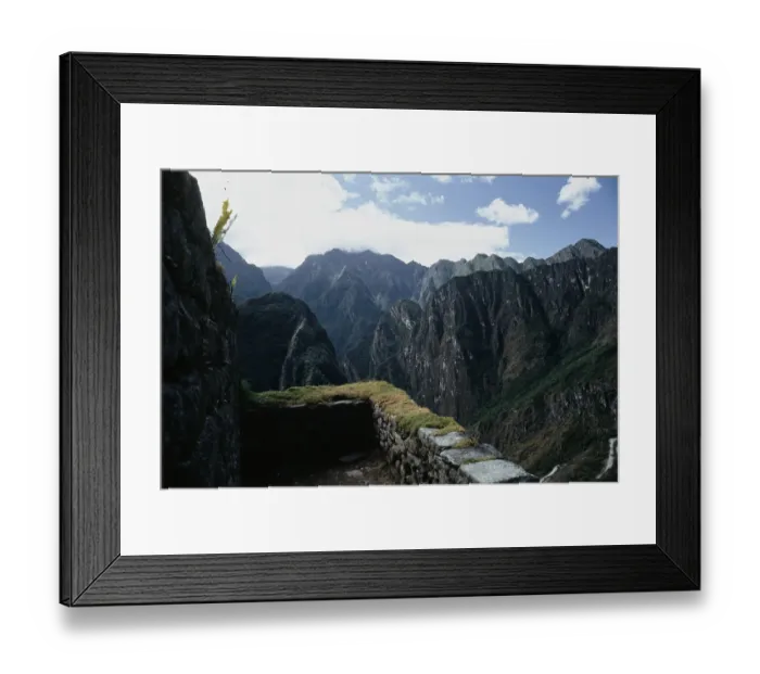 Framed Print : The Andes At Machu Pichu