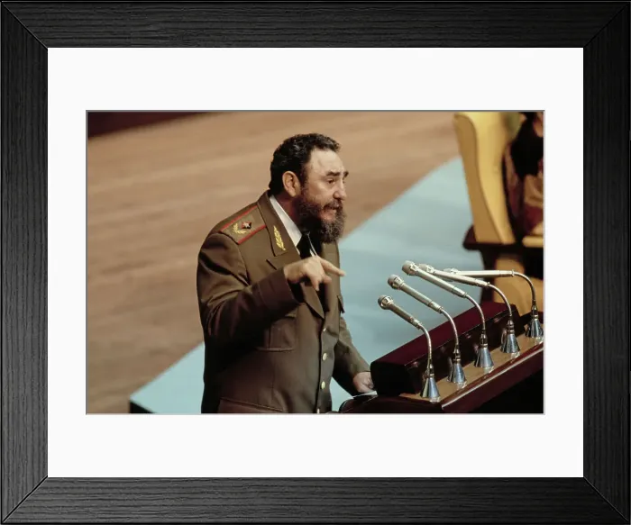 Framed Print : Fidel Castro