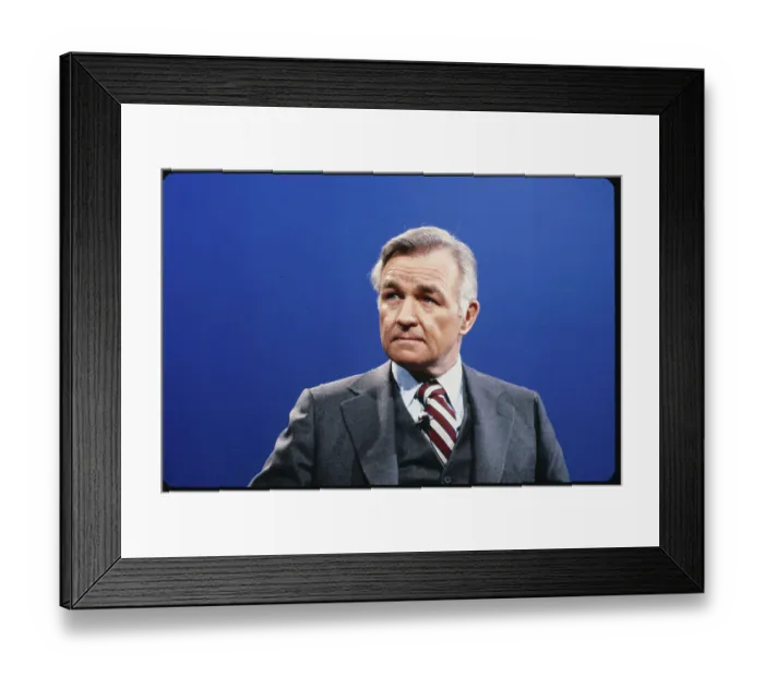 Framed Print : Portrait of Stansfield Turner Framed Print : Portrait of Stansfield Turner