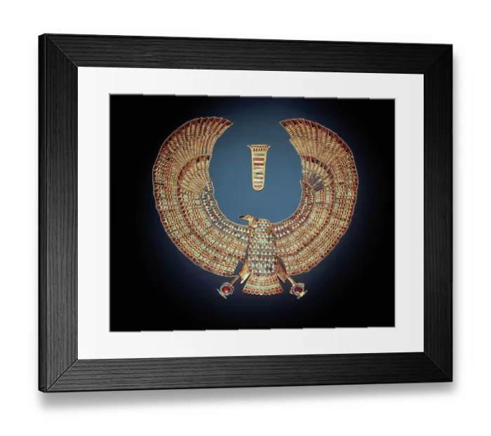 Framed Print : Vulture Collar from Tomb of Tutankhamun