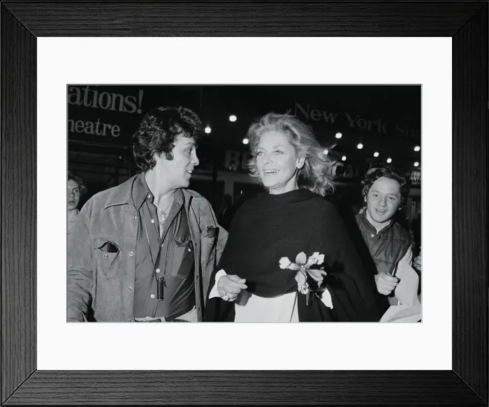 Framed Print : Lauren Bacall with Colleague Framed Print : Lauren Bacall with Colleague