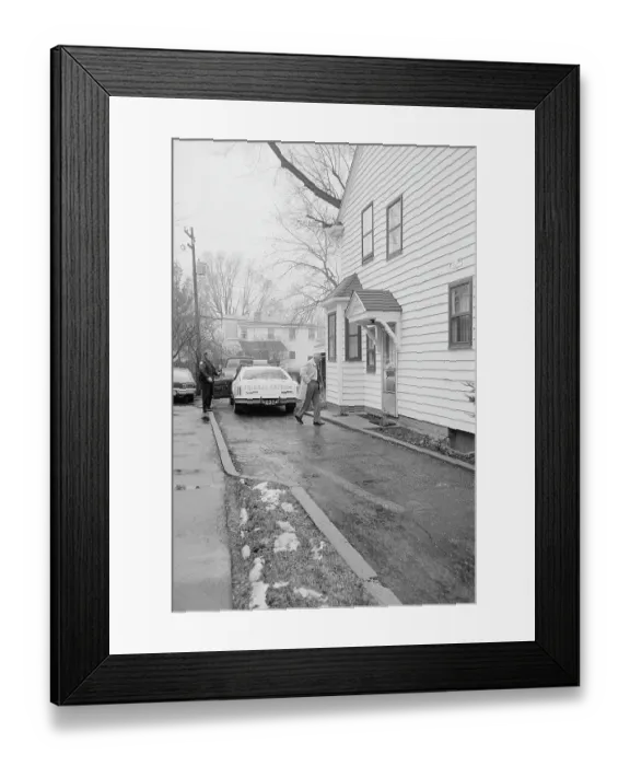 Framed Print : Woody Hayes Walking from Police Car Framed Print : Woody Hayes Walking from Police Car