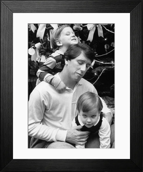 Framed Print : Archie Manning and his two sons Framed Print : Archie Manning and his two sons