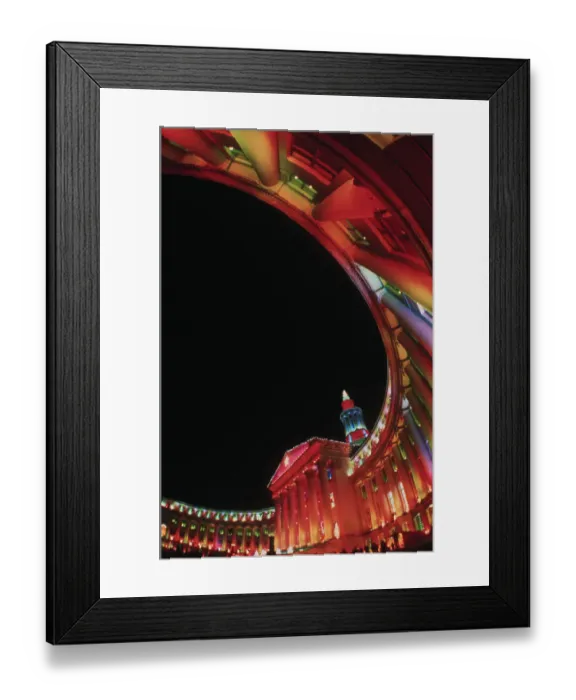 Framed Print : Fisheye View of Denver City Hall Framed Print : Fisheye View of Denver City Hall