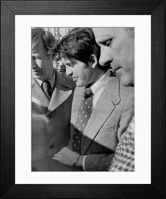 Framed Print : CIA Suspect William Kampiles After His Sentencing Framed Print : CIA Suspect William Kampiles After His Sentencing