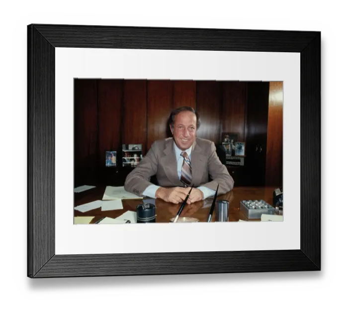 Framed Print : Pete Rozelle Smiling