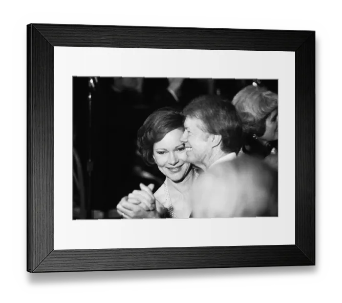 Framed Print : Pres Carter and Wife Dance Cheek to Cheek Framed Print : Pres Carter and Wife Dance Cheek to Cheek