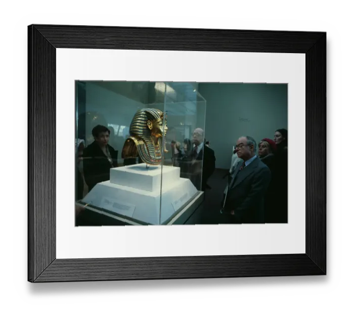 Framed Print : Treasures Of Tutankhamun Exhibition, New York Framed Print : Treasures Of Tutankhamun Exhibition, New York