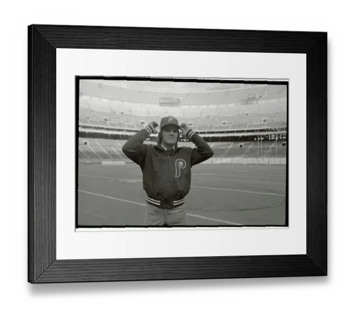 Framed Print : Pete Rose at The Vet Framed Print : Pete Rose at The Vet