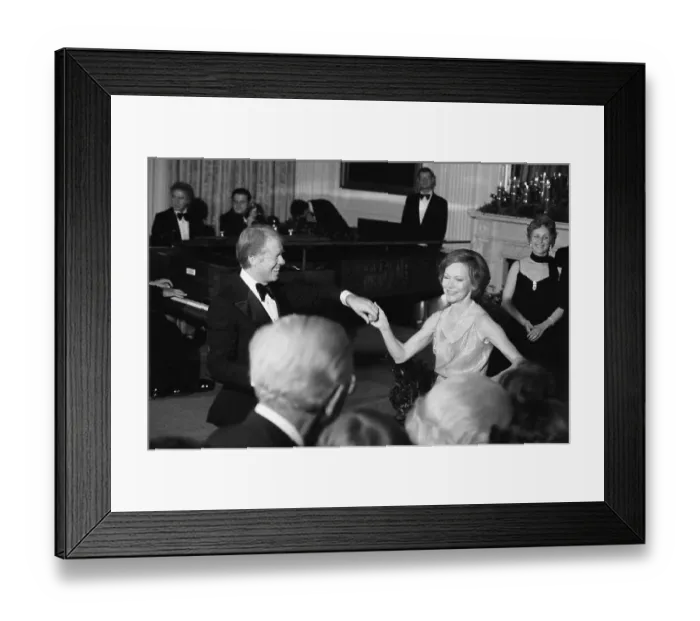 Framed Print : President And Mrs. Carter Dance Framed Print : President And Mrs. Carter Dance