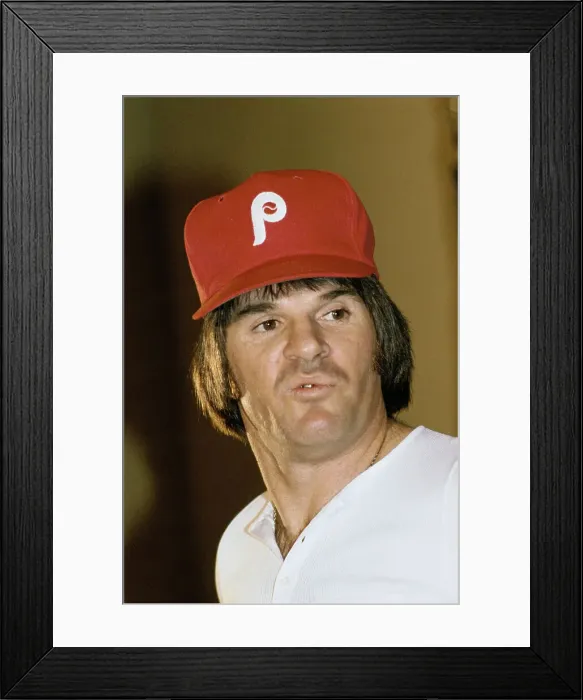 Framed Print : Pete Rose. Baseball player Pete Rose holding a press conference in Orlando Framed Print : Pete Rose. Baseball player Pete Rose holding a press conference in Orlando