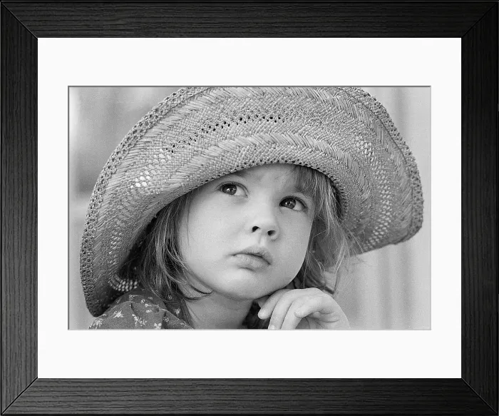 Framed Print : Young Drew Barrymore Framed Print : Young Drew Barrymore