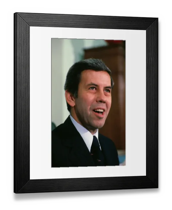 Framed Print : Portrait of Richard Lugar Framed Print : Portrait of Richard Lugar