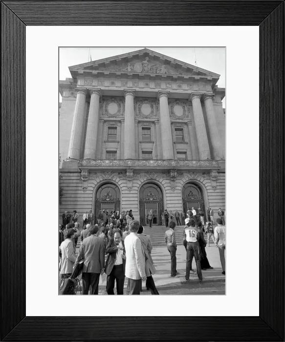 Framed Print : Crowds Mourn George Moscone and Harvey Milk Framed Print : Crowds Mourn George Moscone and Harvey Milk