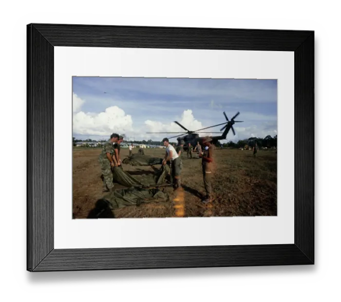 Framed Print : Jonestown Suicide Aftermath Framed Print : Jonestown Suicide Aftermath