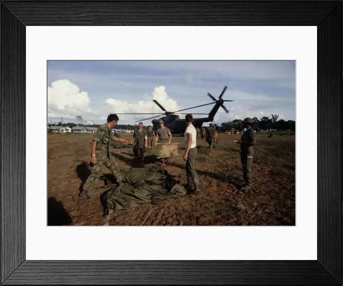 Framed Print : Jonestown Suicide Aftermath
