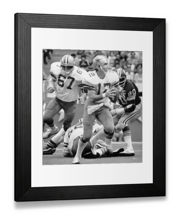 Framed Print : Roger Stauback Running W / Ball Framed Print : Roger Stauback Running W / Ball