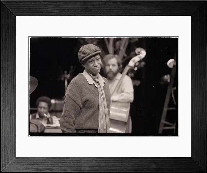 Framed Print : Betty Carter in Front of Bassist Framed Print : Betty Carter in Front of Bassist