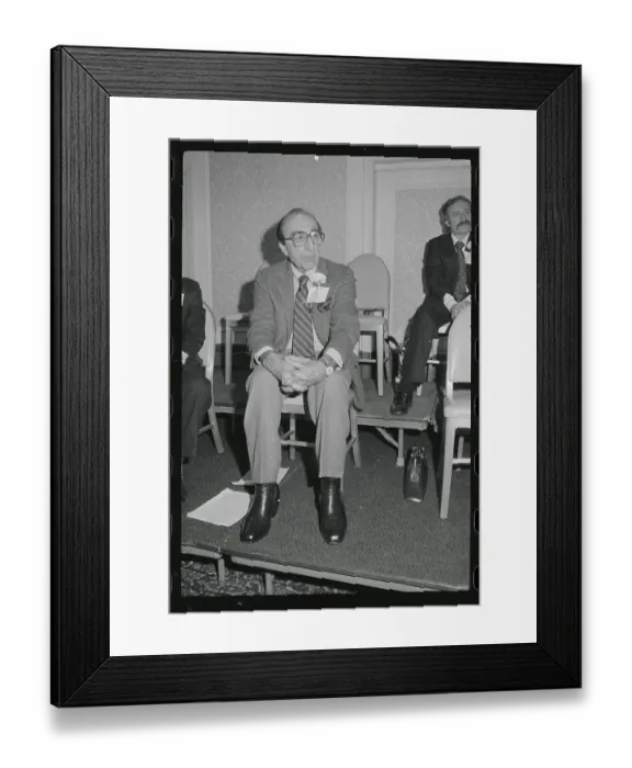 Framed Print : Michael DeBakey Sitting in Chair Framed Print : Michael DeBakey Sitting in Chair