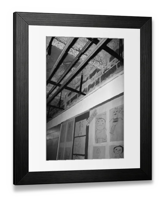 Framed Print : Asbestos Exposed School Closed Framed Print : Asbestos Exposed School Closed