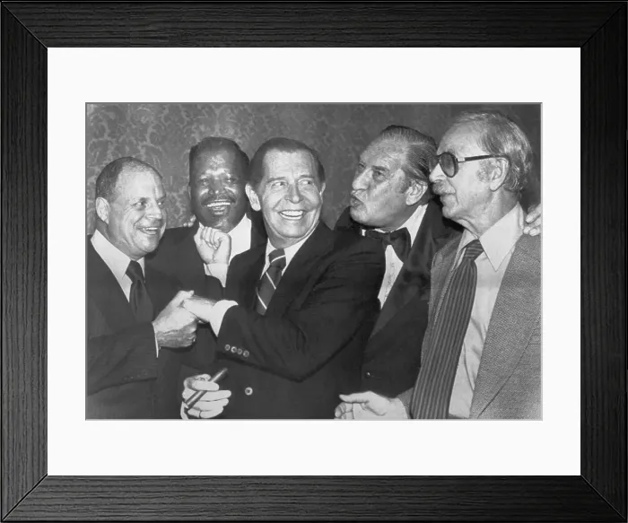 Framed Print : Milton Berle, Don Rickles and Sugar Ray Robinson Framed Print : Milton Berle, Don Rickles and Sugar Ray Robinson