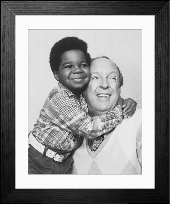 Framed Print : Gary Coleman and Conrad Bain Framed Print : Gary Coleman and Conrad Bain