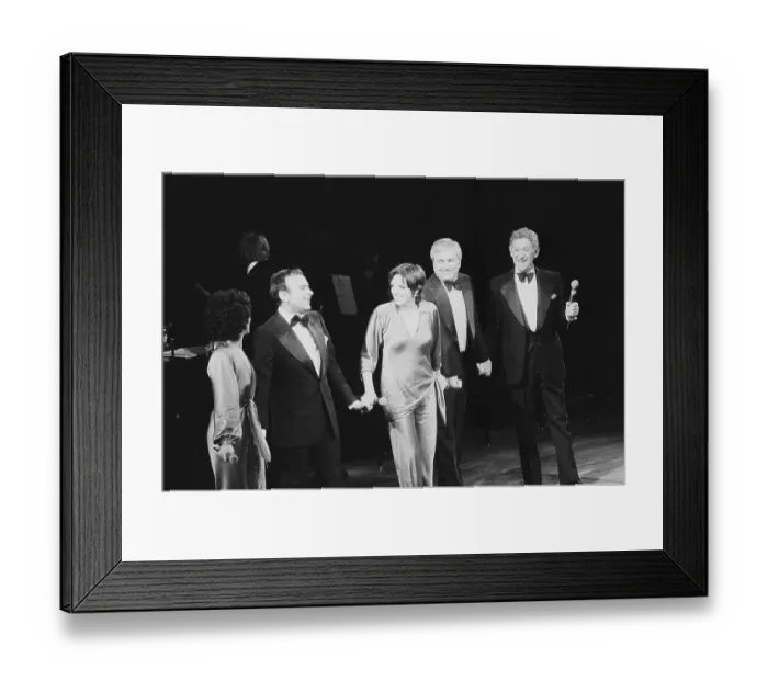 Framed Print : Celebrities Attending a Benefit Framed Print : Celebrities Attending a Benefit