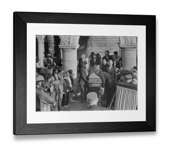 Framed Print : Funeral of Norman Rockwell Framed Print : Funeral of Norman Rockwell