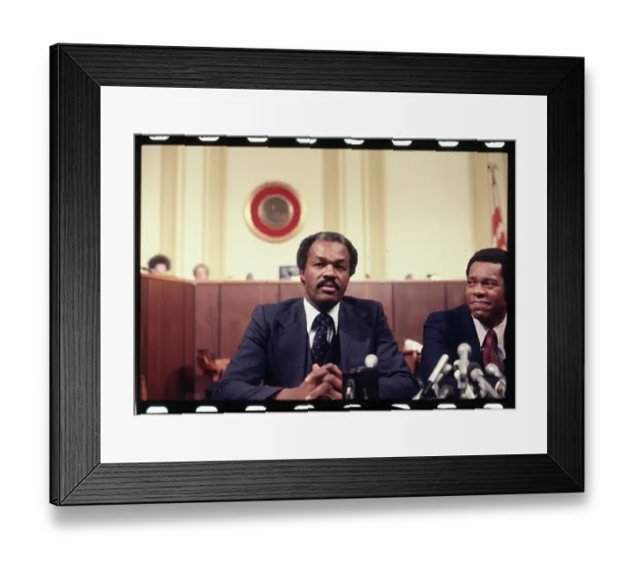 Framed Print : Portrait of Washington DC Mayor Marion Barry Framed Print : Portrait of Washington DC Mayor Marion Barry