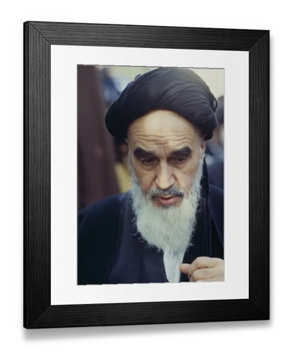 Framed Print : Ayatollah Khomeini Framed Print : Ayatollah Khomeini