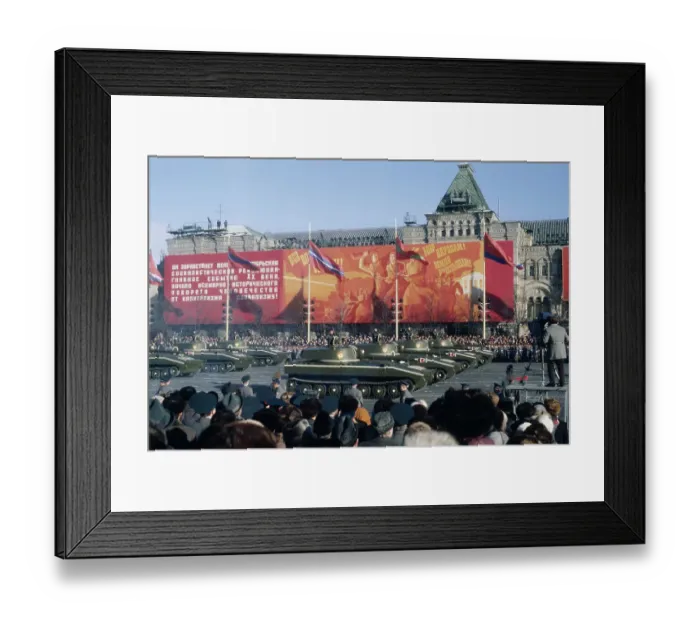 Framed Print : Military Parade In Red Square Framed Print : Military Parade In Red Square