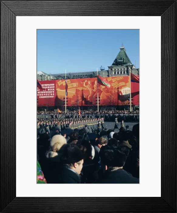 Framed Print : Military Parade In Red Square Framed Print : Military Parade In Red Square