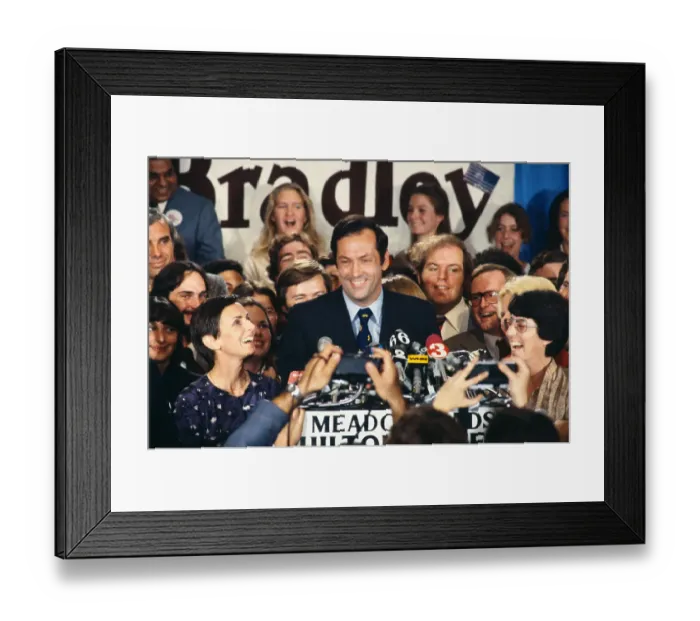 Framed Print : Bill Bradley Giving a Speech Framed Print : Bill Bradley Giving a Speech