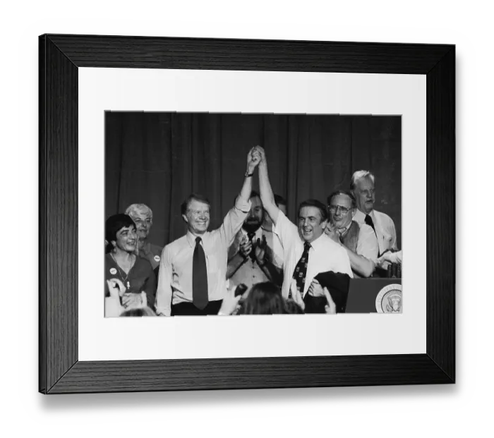 Framed Print : Carter and Mikva Framed Print : Carter and Mikva