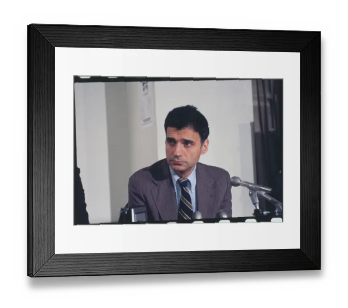 Framed Print : Ralph Nader at Press Conference Framed Print : Ralph Nader at Press Conference
