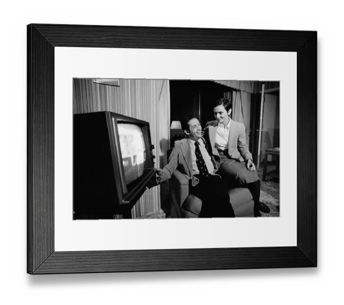 Framed Print : Mr. And Mrs. Bill Bradley at Senate Campaign Headquarters Framed Print : Mr. And Mrs. Bill Bradley at Senate Campaign Headquarters