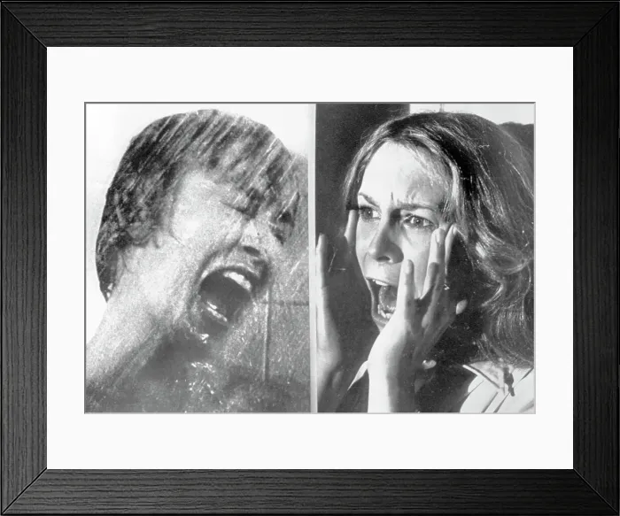 Framed Print : Janet Leigh and Jamie Lee Curtis Screaming Framed Print : Janet Leigh and Jamie Lee Curtis Screaming