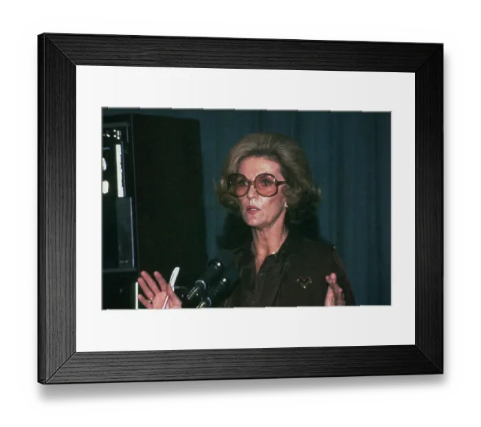Framed Print : Mary Hoyt (1924 - 2013), press secretary of First Lady Rosalynn Carter Framed Print : Mary Hoyt (1924 - 2013), press secretary of First Lady Rosalynn Carter
