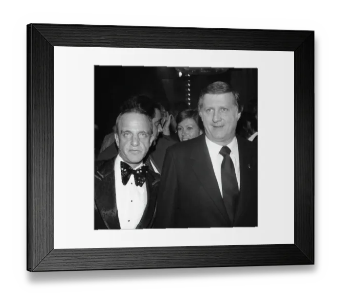 Framed Print : George Steinbrenner and Roy Cohn Framed Print : George Steinbrenner and Roy Cohn