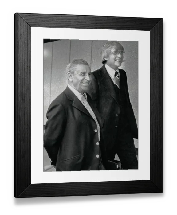 Framed Print : Meyer Lansky and David Rosen Standing Together Framed Print : Meyer Lansky and David Rosen Standing Together