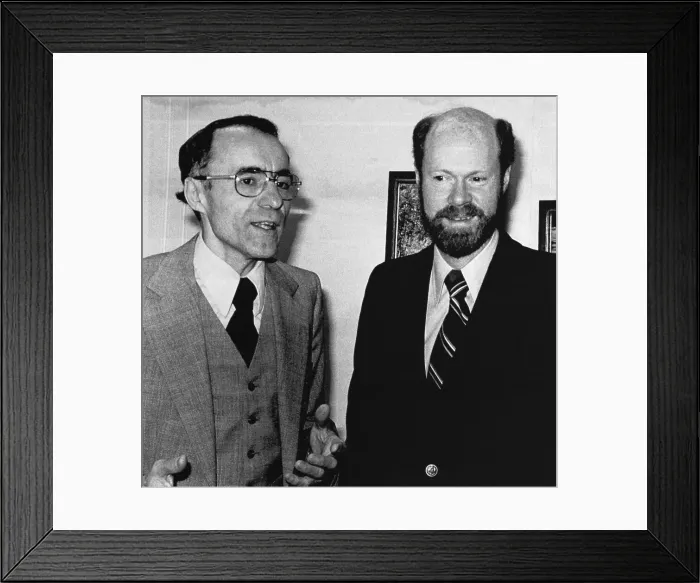 Framed Print : Dr. Arne A. Penzias with Dr. Robert W. Wilson Framed Print : Dr. Arne A. Penzias with Dr. Robert W. Wilson