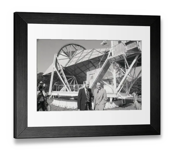 Framed Print : Nobel Prize Winners Wilson and Penzias Framed Print : Nobel Prize Winners Wilson and Penzias