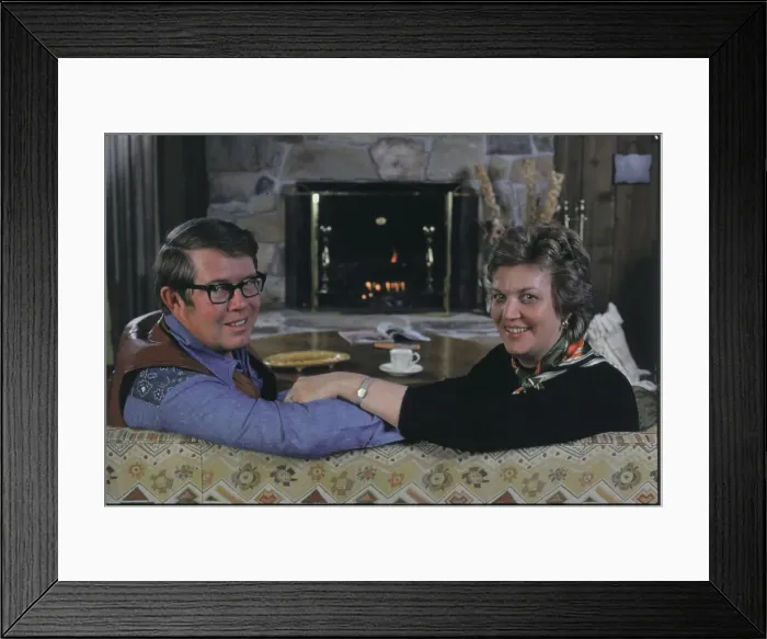 Framed Print : Billy and Sybil Carter Posing for Camera Framed Print : Billy and Sybil Carter Posing for Camera