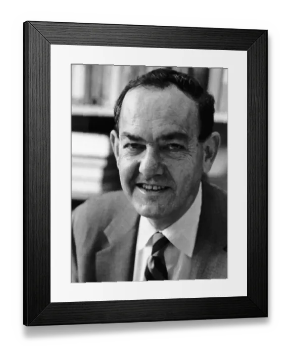 Framed Print : Professor Herbert Simon Framed Print : Professor Herbert Simon