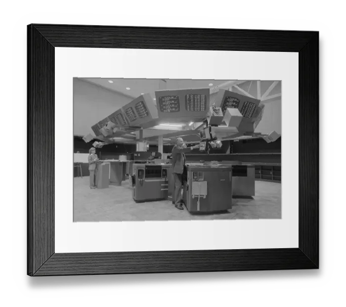 Framed Print : Stock Workers Working on Project Framed Print : Stock Workers Working on Project