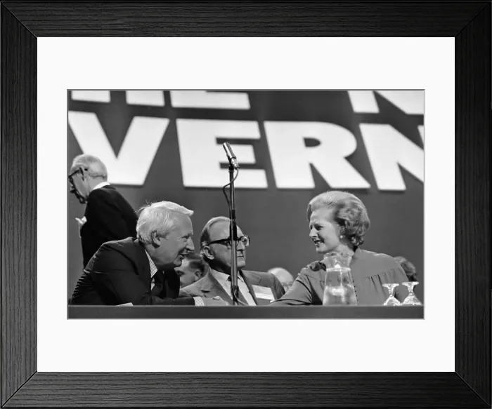 Framed Print : Conservative Leader Margaret Thatcher