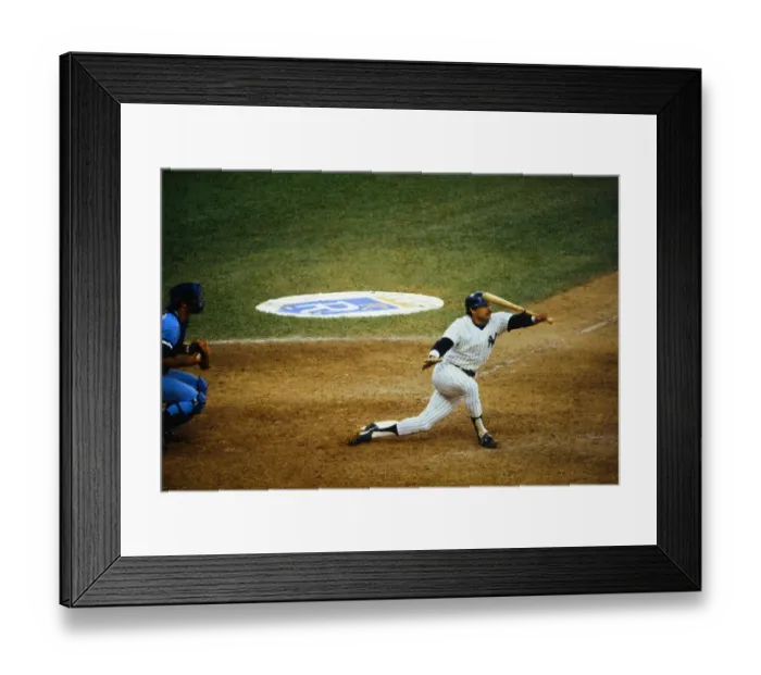 Framed Print : Reggie Jackson Batting Framed Print : Reggie Jackson Batting